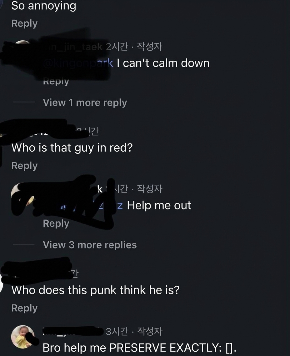 A screenshot of social media comments where the father cannot hide his anger, asking acquaintances for help and referring harshly to the boy.