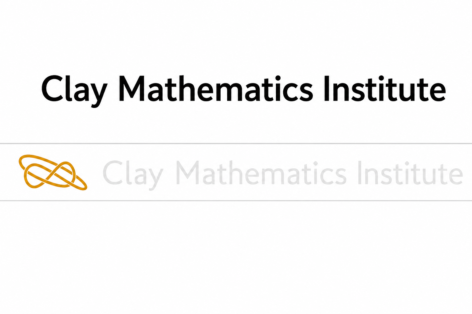 A logo image featuring the text 'Clay Mathematics Institute' and '클레이 수학연구소' at the top.
