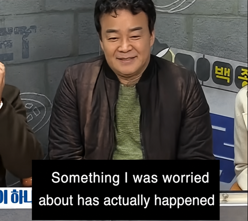 Baek Jong-won with a serious expression in the Alley Restaurant situation room, saying 'It has to happen'.