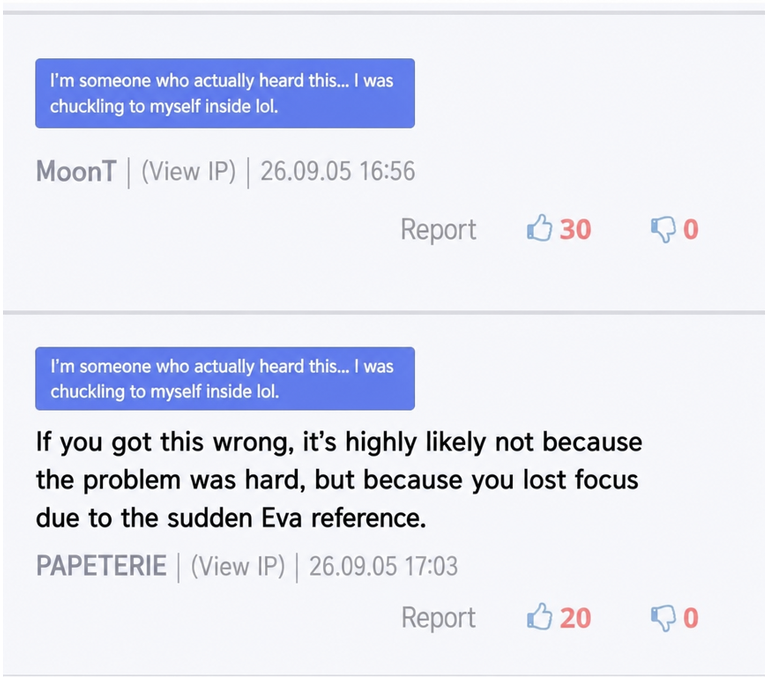 Comments from netizens who actually listened to this JLPT exam question in the exam hall.